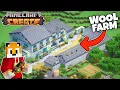 I built a Fully AUTOMATIC WOOL FARM in Minecraft Create Mod