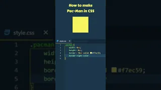 How to make Pac-Man in CSS