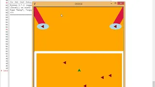 A Simple python turtle Graphics Dodge game