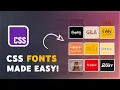 Learn CSS Fonts and Text in 8 Min Add Google Fonts