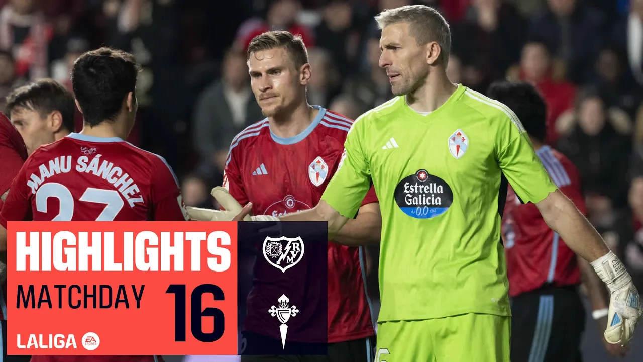 Highlights Rayo Vallecano vs RC Celta (0-0)