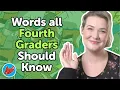 Tricky Words Words All Fourth Graders Should Know Made by Red Cat Reading