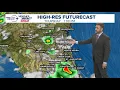 Increasing storm coverage by Friday and the weekend as our heat remains unchanged