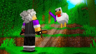 I Got Trained By Chickens in Minecraft