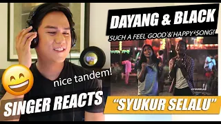 Download Dayang Nurfaizah \u0026 Black Hanifah - Syukur Selalu | SINGER REACTS MP3