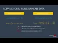 MISSING RAINFALL DATA NORMAL RATIO METHOD EXAMPLE 1