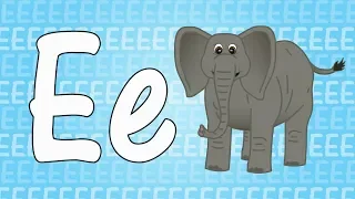 Letter E Song for Kids - Words that Start with E