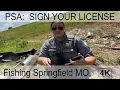 Fishing Springfield MO Lake Fishing Bass Bluegill Catfish