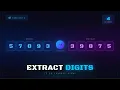 Extract each digit from an integer in the reverse order