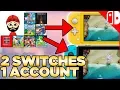 How to Use 1 Account on Multiple Nintendo Switch systems Switch 2 OLED V1 Switch Lite