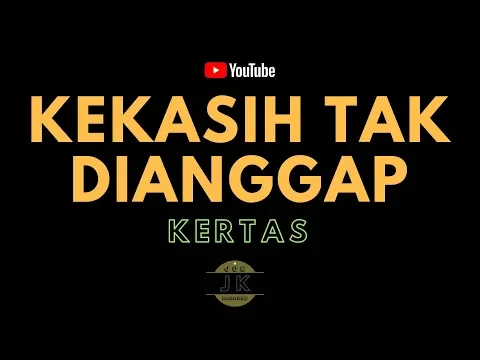 Download MP3 KERTAS BAND - KEKASIH YANG TAK DIANGGAP _ KARAOKE POP INDONESIA _ TANPA VOKAL _ LIRIK