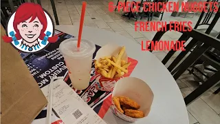6-Piece Chicken Nuggets French Fries Lemonade Wendy s Wayne NJ