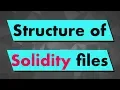 Solidity Tutorial Structure of Smart contract