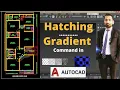 AutoCad Hatch Command Tutorial Autocad Gradient Command Tutorial Learn Autocad
