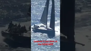 Leopard 3 gybing at RORC 600 #svsaracenstravels