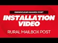 SwingClear Rural Mailbox Post Installation Quick and Easy