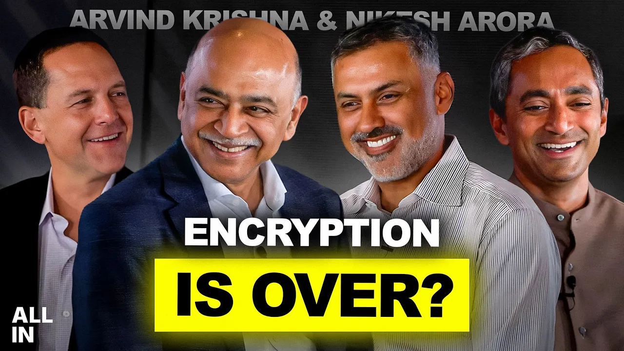 Arvind Krishna & Nikesh Arora: Quantum Threat, Open vs Frontier AI, AI Cyber Warfare & SaaS Collapse