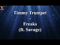 Download Lagu Timmy Trumpet - Freaks ft. Savage (Lyrics)