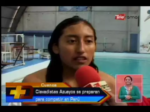 Clavadistas azuayos se preparan para competir en Perú