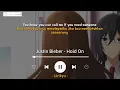 Download Lagu justin bieber hold on, terjemahan indonesia