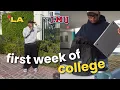 My FIRST WEEK OF COLLEGE junior year at LMU