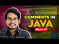 Comments in Java Telugu
