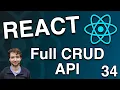 Code a Full CRUD API Create Read Update Delete - React Tutorial 34