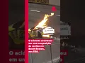 Download Lagu Pai invade pista de corrida para salvar vida do filho de carro em chamas