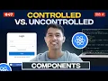 React Controlled vs Uncontrolled Components Master React Forms with Notes and Code Examples