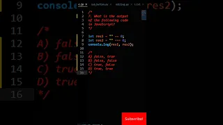 Javascript Double Equals vs Triple Equals Javascript Interview Question 7