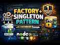 19 Factory Singleton Pattern Explained with Database Example in Node js