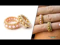 RounDuo Mini Ring Band - DIY Jewelry Making Tutorial by PotomacBeads