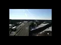 Eastbound BNSF manifest train at Anoka MN on MNDOT traffic cameras 23