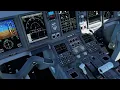 FSS E175 Test ILS Landing