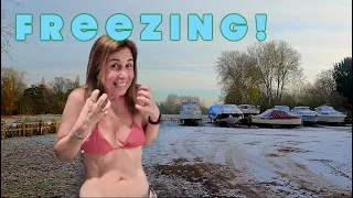 BARGE BUILD. F R E E Z I N G. Below zero in bikini! Sailing Ocean Fox Ep194
