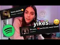 EXPOSING MY WEIRDLY SPECIFIC PLAYLISTS
