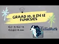 Download Lagu Funksies Groter, Kleiner En Gelyk Aan Nul - Verduideliking || Wiskunde Graad 10, 11 en 12