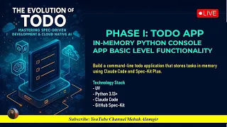 Build a Python Todo Application CLI Project with AI-Driven Development Tutorial