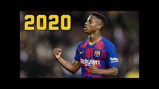 ansu fati 2020 the future of barcelona skills u0026 goals