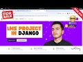 Learning Management System LMS Project in Django Showcase Project Available For Sale