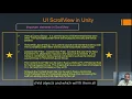 Unity UI ScrollView components