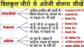 रोज बोले जाने वाले अंग्रेजी वाक्य | Daily Use English Sentences |  English speaking practice