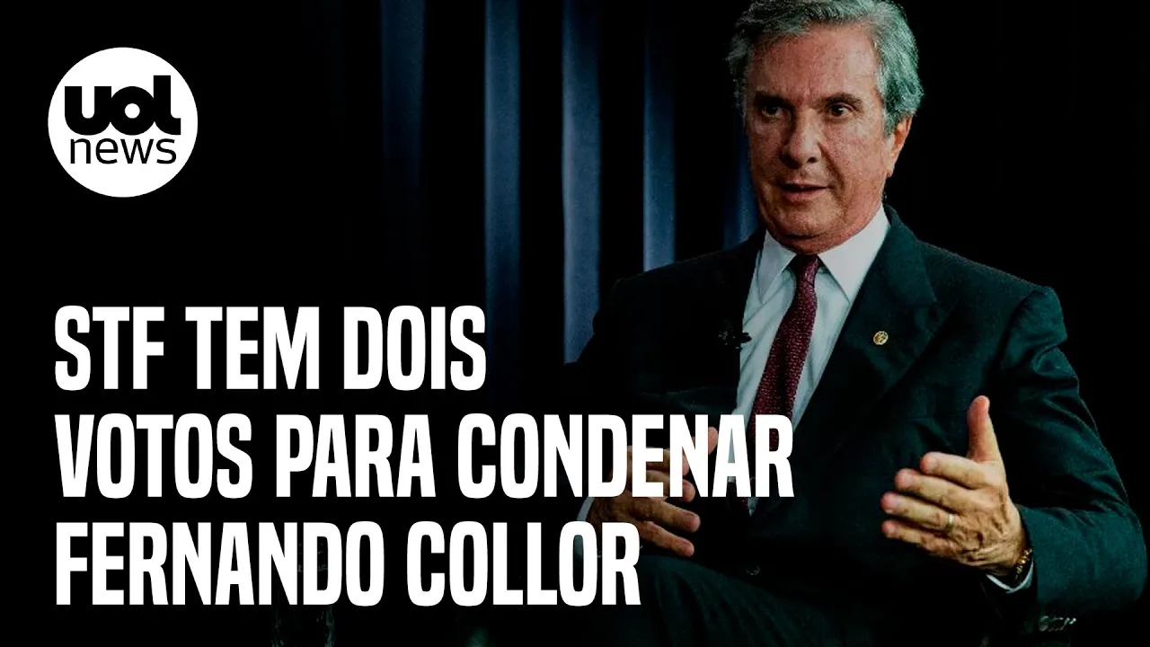 Caso Collor: Moraes segue Fachin e STF tem dois votos para condenar ex-presidente por corrupção