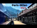 PARIS to MILAN by train Spectacular TGV through the Alps