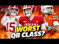 Why the 2026 NFL Draft QB Class is TERRIBLE