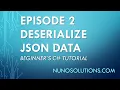 C - Deserialize JSON to List of Employee Objects
