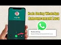 Download Lagu Cara ganti Nada Dering Whatsapp Menjadi Announcement Pengumuman Di Stasiun Kereta Api