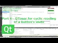 Accessing Hardware with QT GUI App - Part 4 QTimer for checking a button s state cyclically