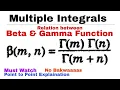 21 Relation between Beta and Gamma Functions Problem 1 Very Important