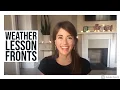 Weather Lessons with Alexandra Fronts